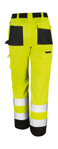 Result Safety Cargo Trouser, Fluorescent Yellow, XL bedrucken, Art.-Nr. 930336056