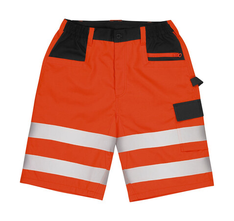 Result Safety Cargo Shorts, Fluorescent Orange, 3XL bedrucken, Art.-Nr. 931334058