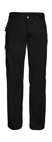 Russell Europe Twill Workwear Trousers length 34, Black, 38&quot; (96cm) bedrucken, Art.-Nr. 934001016