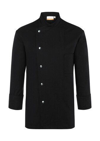 Karlowsky Chef Jacket Lars Long Sleeve, Black, 54 (L) bedrucken, Art.-Nr. 934671015