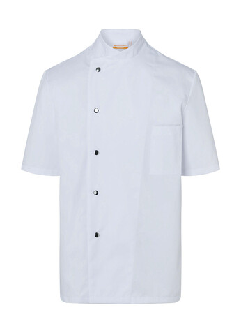 Karlowsky Chef Jacket Gustav Short Sleeve, Black, 62 (2XL) bedrucken, Art.-Nr. 935671019