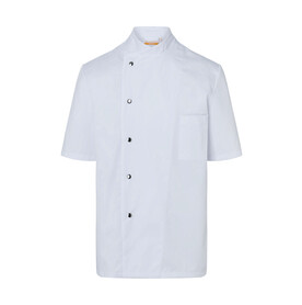 Karlowsky Chef Jacket Gustav Short Sleeve, White, 46 (S) bedrucken, Art.-Nr. 935670001 Karlowsky Chef Jacket Gustav Short Sleeve, White, 46 (S) bedrucken, Art.-Nr. 935670001