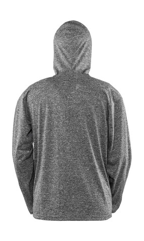 Result Men`s Hooded Tee-Jacket, Marl Grey, S bedrucken, Art.-Nr. 936331183