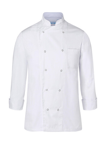 Karlowsky Chef Jacket Basic Unisex, White, XS bedrucken, Art.-Nr. 936670002