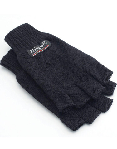 Yoko Half Finger Gloves, Black, One Size bedrucken, Art.-Nr. 943771010