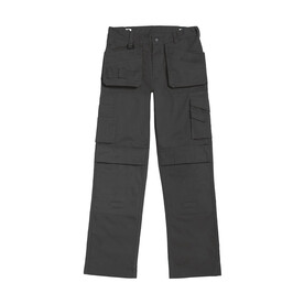 B &amp;amp; C Performance Pro Workwear Trousers, Steel Grey, 28&amp;quot; bedrucken, Art.-Nr. 976421110