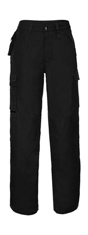 Russell Europe Heavy Duty Workwear Trouser Length 32, Black, 46&quot; (117cm) bedrucken, Art.-Nr. 978001010