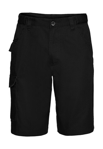 Russell Europe Twill Workwear Shorts, Black, 42&quot; (106cm) bedrucken, Art.-Nr. 991001018