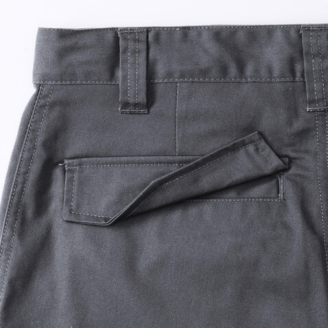Russell Europe Twill Workwear Shorts, Convoy Grey, 38&quot; (96cm) bedrucken, Art.-Nr. 991001276