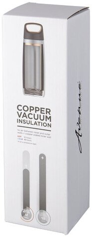 Valhalla 600 ml Kupfer-Vakuum Isolierflasche, weiss bedrucken, Art.-Nr. 10056502 Valhalla 600 ml Kupfer-Vakuum Isolierflasche, weiss bedrucken, Art.-Nr. 10056502