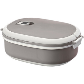 Spiga Lunchbox 750 ml, grau, weiss bedrucken, Art.-Nr. 11255002