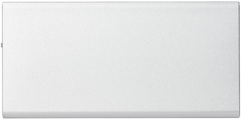Plate 8000 mAh Aluminium-Powerbank, silber bedrucken, Art.-Nr. 12411201