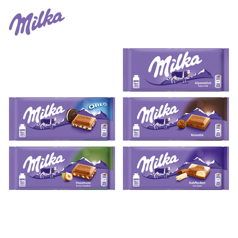 Schokolade von Milka, 100 g, Klimaneutral, FSC®-zertifiziert bedrucken, Art.-Nr. 91013