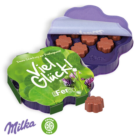 Milka &quot;Kleines Dankeschön&quot;, Klimaneutral, FSC®-zertifiziert bedrucken, Art.-Nr. 91416