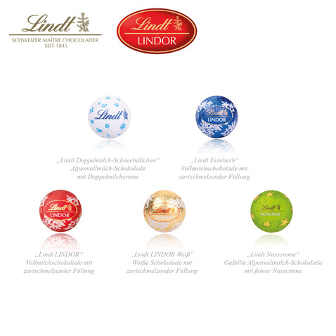 Tisch-Adventskalender Lindt &quot;Gourmet Edition&quot;, Klimaneutral, FSC®-zertifiziert bedrucken, Art.-Nr. 95322