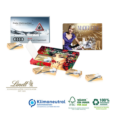 Super-Mini-Adventskalender &quot;XXS&quot;, Klimaneutral, FSC®-zertifiziert bedrucken, Art.-Nr. 95340