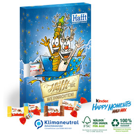 Adventskalender kinder® &amp;quot;Happy Moments&amp;quot;, Klimaneutral, FSC®-zertifiziert bedrucken, Art.-Nr. 95351