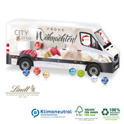 3D Adventskalender Lindt "Transporter", Klimaneutral, FSC®-zertifiziert bedrucken, Art.-Nr. 95394 3D Adventskalender Lindt "Transporter", Klimaneutral, FSC®-zertifiziert bedrucken, Art.-Nr. 95394