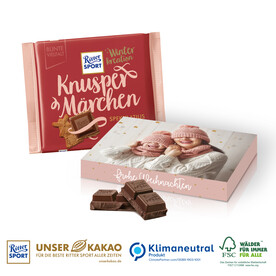 Ritter SPORT Winterkreation in Werbekartonage, Klimaneutral, FSC®-zertifiziert bedrucken, Art.-Nr. 95442 Ritter SPORT Winterkreation in Werbekartonage, Klimaneutral, FSC®-zertifiziert bedrucken, Art.-Nr. 95442