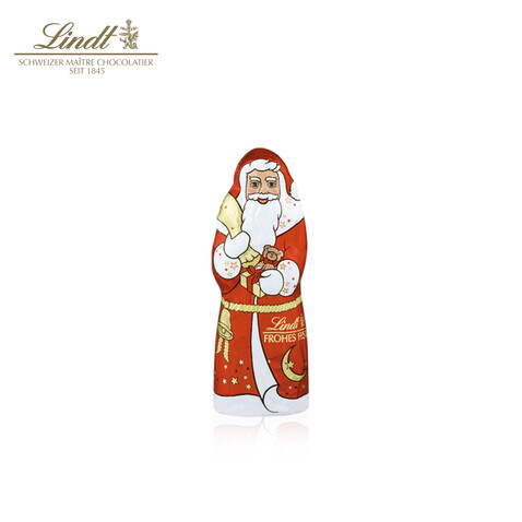 Weihnachtsmann von Lindt, 40 g, Klimaneutral, FSC®-zertifiziert bedrucken, Art.-Nr. 95456