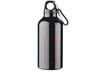 Oregon 400 ml Trinkflasche mit Karabiner, schwarz bedrucken, Art.-Nr. 10000201