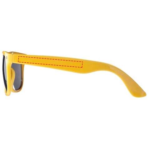 Sun Ray Sonnenbrille, gelb bedrucken, Art.-Nr. 10034506