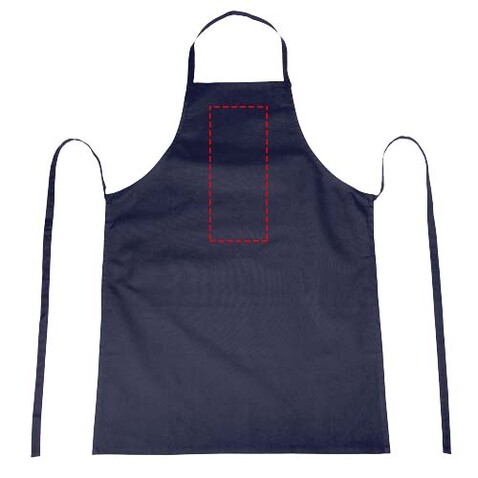Reeva 180 g/m² Schürze, navy bedrucken, Art.-Nr. 11271203