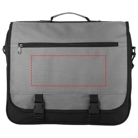 Anchorage Konferenztasche 11L, dunkelgrau bedrucken, Art.-Nr. 11921803