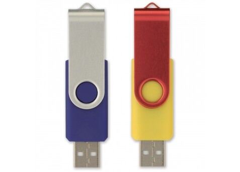 4GB USB-Stick Twister - Kombination bedrucken, Art.-Nr. LT26402-N0999