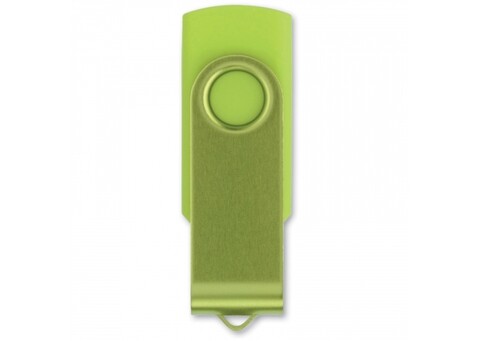 8GB USB-Stick Twister - Hellgrün bedrucken, Art.-Nr. LT26403-N0032