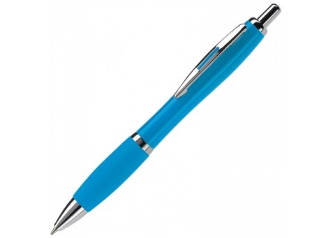 Kugelschreiber Hawaï Hardcolour - Hellblau bedrucken, Art.-Nr. LT80421-N0012