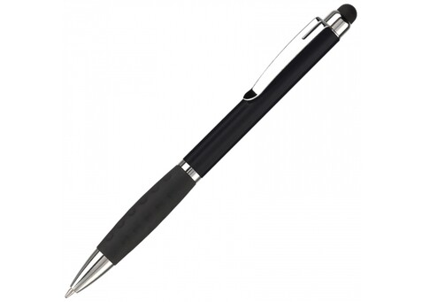Kugelschreiber Mercurius mit Touch - Schwarz bedrucken, Art.-Nr. LT80494-N0002