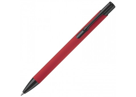 Kugelschreiber Alicante Soft-Touch - Rot / Schwarz bedrucken, Art.-Nr. LT80537-N2102