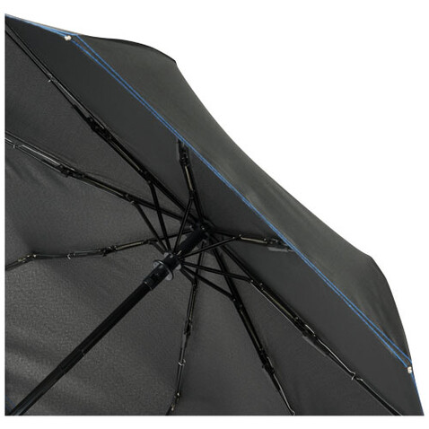Stark-mini 21&quot; Vollautomatik Kompaktregenschirm, processblau bedrucken, Art.-Nr. 10914410
