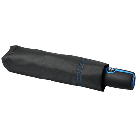 Stark-mini 21&quot; Vollautomatik Kompaktregenschirm, processblau bedrucken, Art.-Nr. 10914410