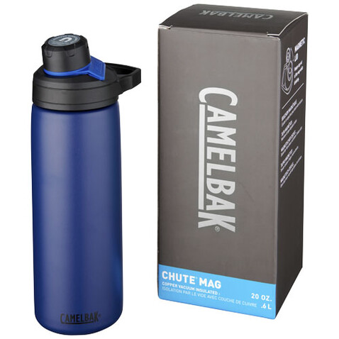CamelBak® Chute Mag 600 ml Kupfer-Vakuum Isolierflasche, navy bedrucken, Art.-Nr. 10058202