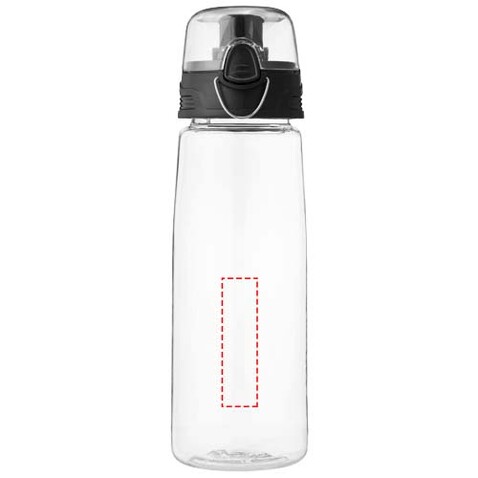 Capri 700 ml Tritan™ Sportflasche, transparent klar bedrucken, Art.-Nr. 10031301