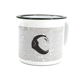 Enamel Mug 400ml white - Keramik bedrucken, Art.-Nr. L8025