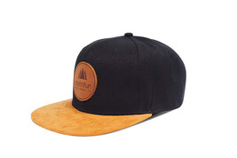 Snapback Cap - inkl. Lederpatch mit Logo als Heißprägung bedrucken, Art.-Nr. L6008