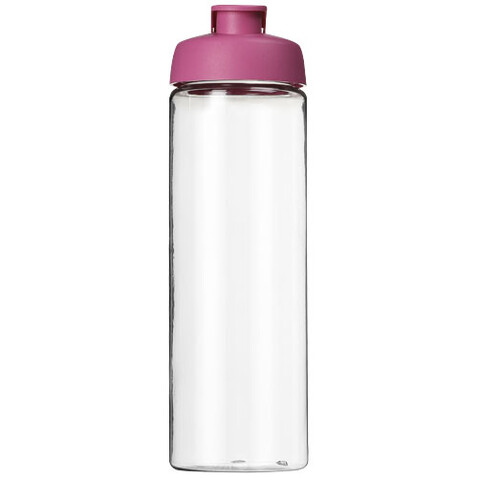 H2O Active® Vibe 850 ml Sportflasche mit Klappdeckel, transparent, rosa bedrucken, Art.-Nr. 21009408