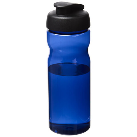 H2O Active® Eco Base 650 ml Sportflasche mit Klappdeckel, blau, schwarz bedrucken, Art.-Nr. 21009711 H2O Active® Eco Base 650 ml Sportflasche mit Klappdeckel, blau, schwarz bedrucken, Art.-Nr. 21009711