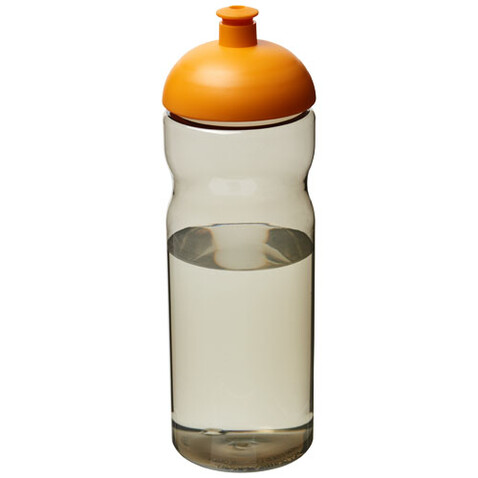 H2O Active® Eco Base 650 ml Sportflasche mit Stülpdeckel, kohle, orange bedrucken, Art.-Nr. 21009807 H2O Active® Eco Base 650 ml Sportflasche mit Stülpdeckel, kohle, orange bedrucken, Art.-Nr. 21009807