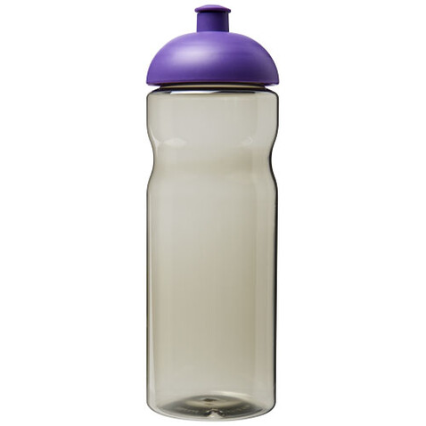 H2O Active® Eco Base 650 ml Sportflasche mit Stülpdeckel, kohle, lila bedrucken, Art.-Nr. 21009809 H2O Active® Eco Base 650 ml Sportflasche mit Stülpdeckel, kohle, lila bedrucken, Art.-Nr. 21009809