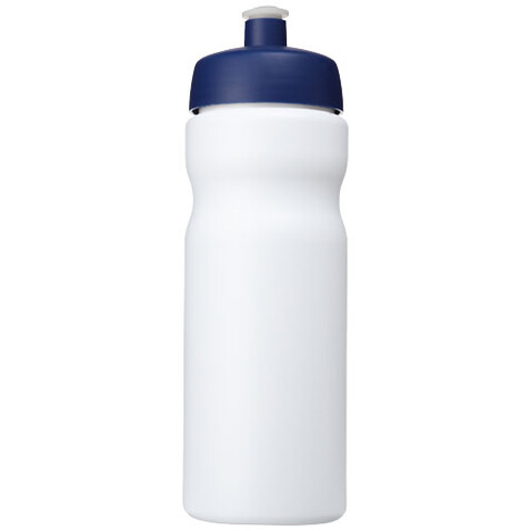 Baseline® Plus 650 ml Sportflasche, weiss, blau bedrucken, Art.-Nr. 21068402