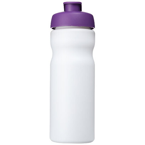 Baseline® Plus 650 ml Sportflasche mit Klappdeckel, weiss, lila bedrucken, Art.-Nr. 21068509 Baseline® Plus 650 ml Sportflasche mit Klappdeckel, weiss, lila bedrucken, Art.-Nr. 21068509
