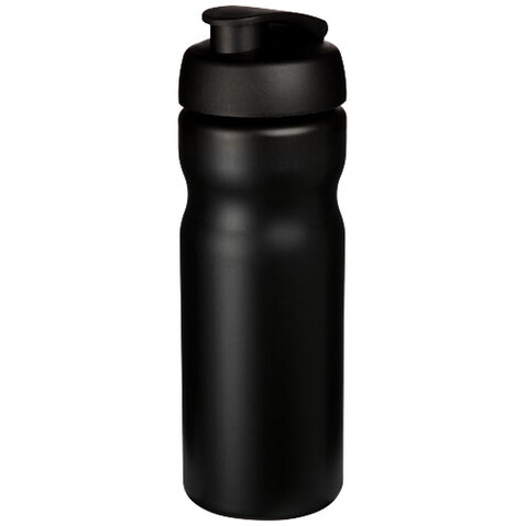 Baseline® Plus 650 ml Sportflasche mit Klappdeckel, schwarz bedrucken, Art.-Nr. 21068511 Baseline® Plus 650 ml Sportflasche mit Klappdeckel, schwarz bedrucken, Art.-Nr. 21068511