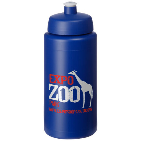 Baseline® Plus grip 500 ml Sportflasche mit Sportdeckel, blau bedrucken, Art.-Nr. 21068719 Baseline® Plus grip 500 ml Sportflasche mit Sportdeckel, blau bedrucken, Art.-Nr. 21068719