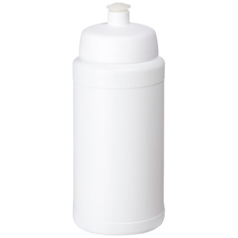Baseline® Plus 500 ml Flasche mit Sportdeckel, weiss bedrucken, Art.-Nr. 21068801 Baseline® Plus 500 ml Flasche mit Sportdeckel, weiss bedrucken, Art.-Nr. 21068801