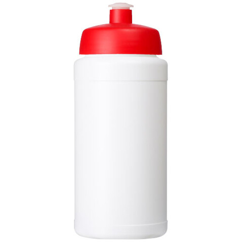 Baseline® Plus 500 ml Flasche mit Sportdeckel, weiss, rot bedrucken, Art.-Nr. 21068803 Baseline® Plus 500 ml Flasche mit Sportdeckel, weiss, rot bedrucken, Art.-Nr. 21068803