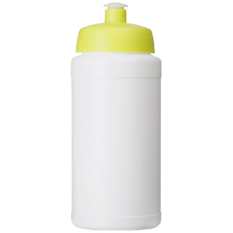 Baseline® Plus 500 ml Flasche mit Sportdeckel, weiss, limone bedrucken, Art.-Nr. 21068804 Baseline® Plus 500 ml Flasche mit Sportdeckel, weiss, limone bedrucken, Art.-Nr. 21068804